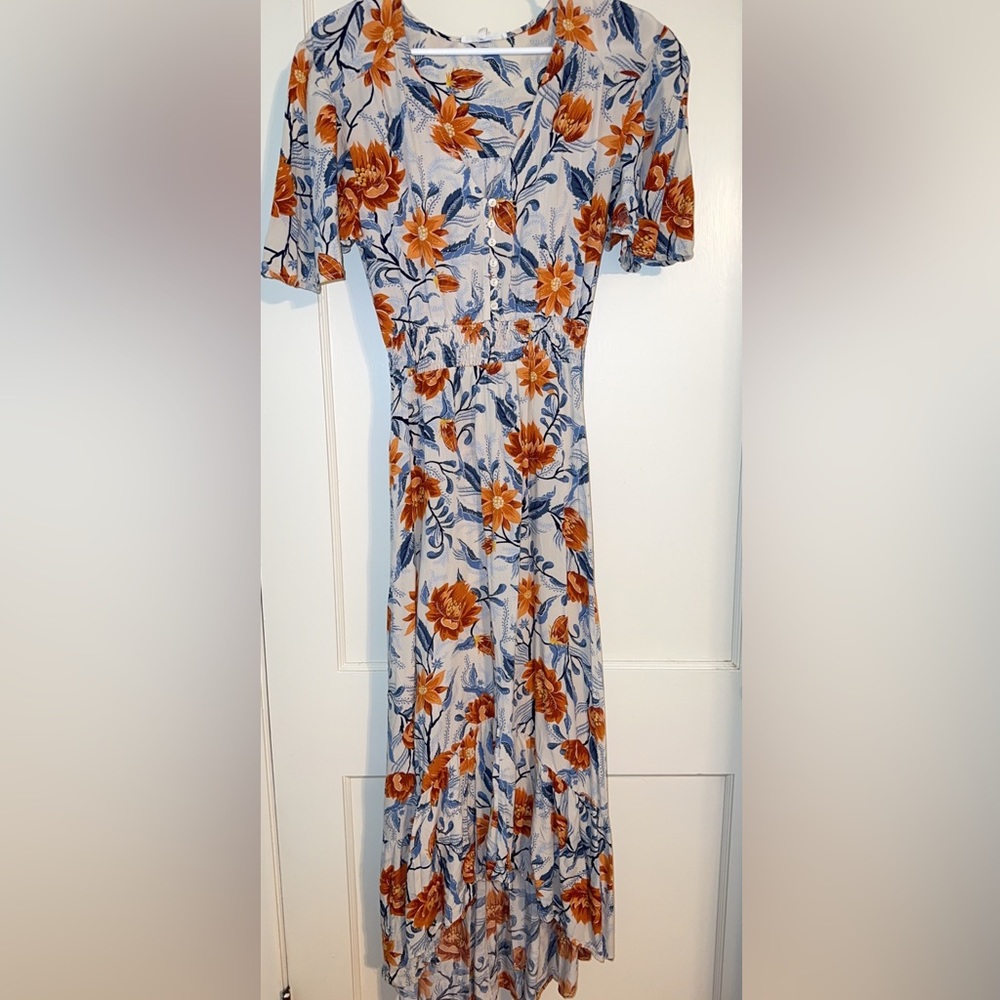 Floral high low sundress